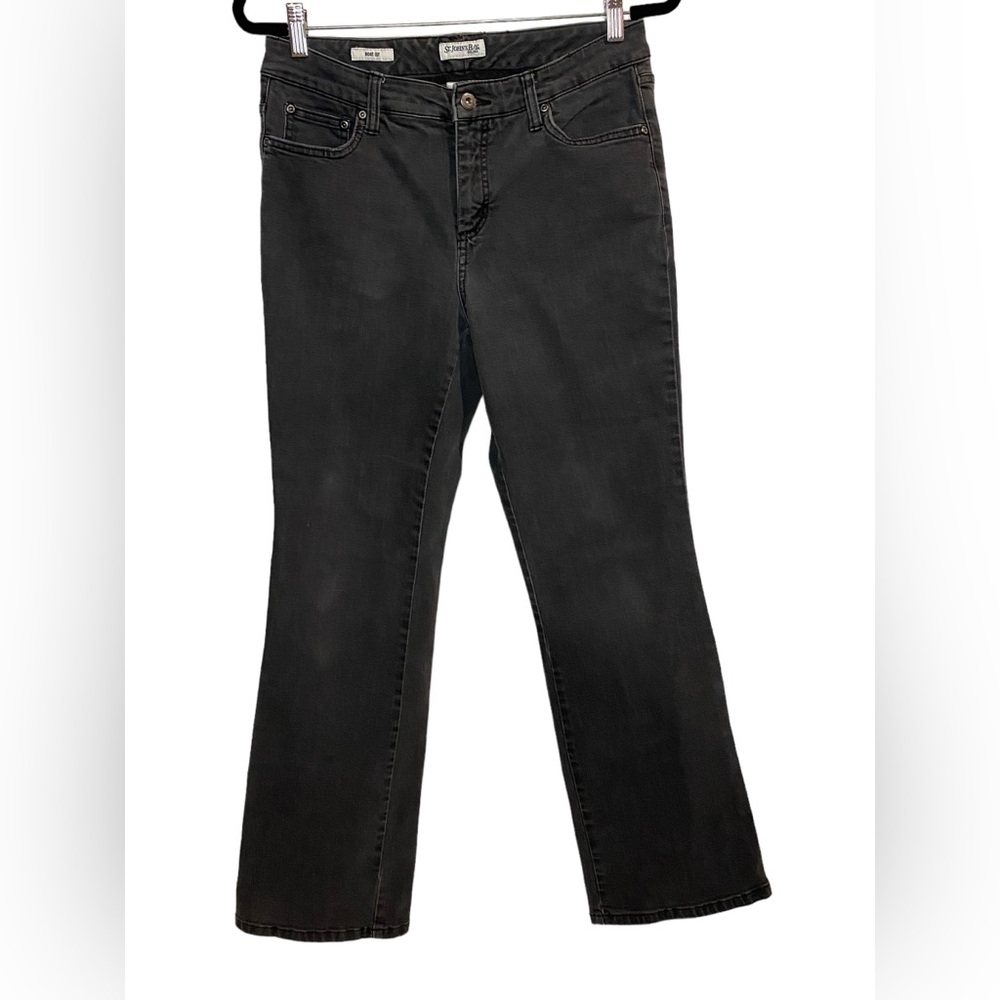 St. John's Bay Women's Boot Cut Jeans - Black